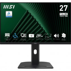 MSI PRO MP275PG 27inch IPS FHD 100Hz 300cd/m2 1ms HDMI DP D-SUB Speakers Pivot 