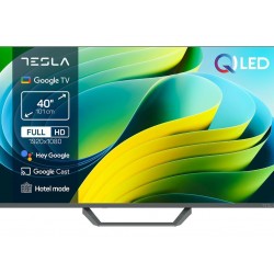 Tesla Google TV QLED Q43E665GFS, 109 cm, FHD, gri320 cd/m, CI+, HDR, VESA 200x100mm 