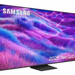 Smart TV Neo QLED QE65QN80F Seria QN80F 163cm argintiu-negru 4K UHD HDR 