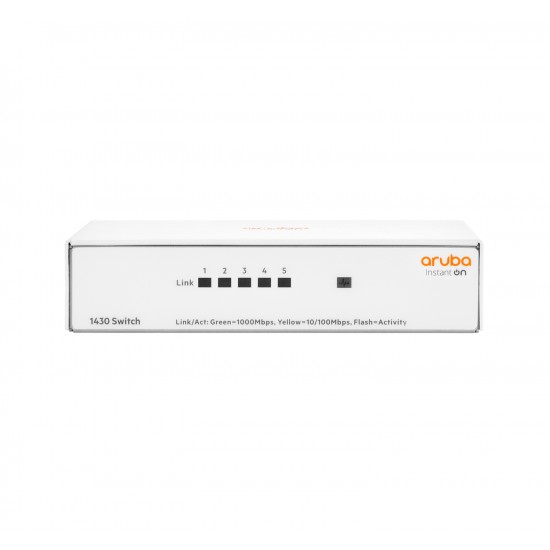 NET SWITCH 5PORT 1000M/1430 R8R44A ARUBA BY HPE NET SWITCH 5PORT 1000M/1430 R8R44A ARUBA BY HPE