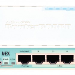 ROUTER MIKROTIK, porturi Gigabit x 4, CPU dual core 880 MHz, 256 MB RAM, USB, microSD, 