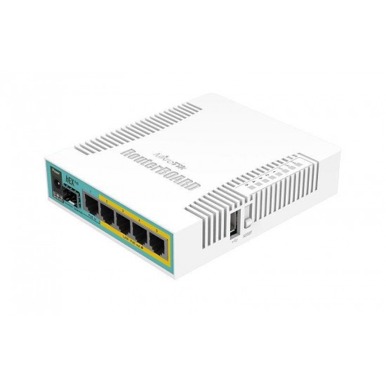 ROUTER Mikrotik NET ROUTER 10/100/1000M 5PORT/HEX POE RB960PGS, 
