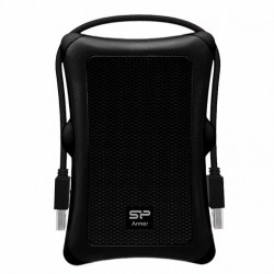 HDD extern portabil Silicon Power Armor A30 1TB Anti-shock, Black, MIL-STD 810F Method 516.5 