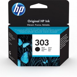 Cartus Cerneala Original HP Black, nr.303, pentru Envy Inspire 7200|7900, 200, (timbru verde 0.15 lei), 