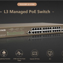 TENDA 24PORT GIGABIT L3 MANAGED SWITCH TENDA 24PORT GIGABIT L3 MANAGED SWITCH