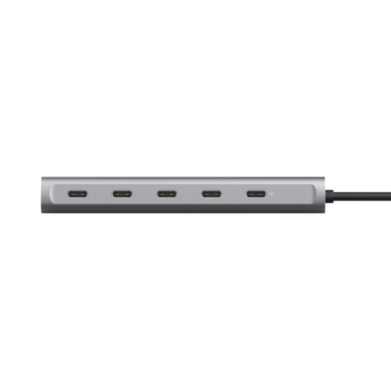 Hub Trust Halyx 5 x USB-C, gri 