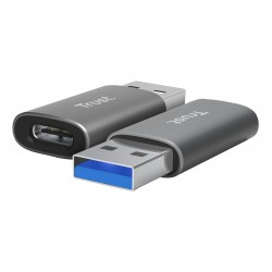 Adaptor Trust Calyx USB-A-USB-C, gri 