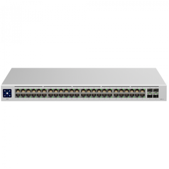 SWITCH. Ubiquiti UniFi Switch 48 is a fully managed Layer 2 switch with (48) Gigabit Ethernet ports and (4) 1G SFP ports for fiber connectivity 