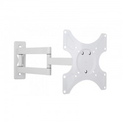 Techly Suport de perete TV LCD/LED/PDP cu doua brate 19-37 25 kg VESA alb 