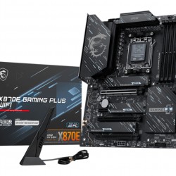 Placa de baza MSI X870E GAMING PLUS WIFI, AM5, ATX, BT, Negru 911-7E70-001 