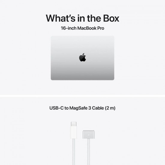 16.2 MacBook Pro 16 Liquid Retina XDR, Apple M5 Max chip (18-core CPU), 48GB, 2TB SSD, Apple M5 Max 40-core GPU, macOS, Silver, US keyboard, 2026 