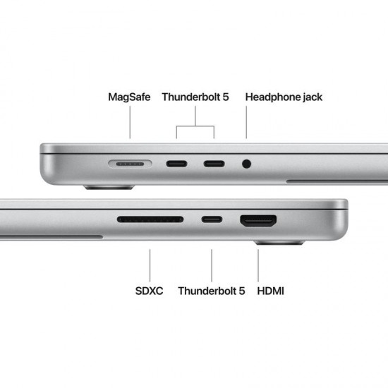 16.2 MacBook Pro 16 Liquid Retina XDR, Apple M5 Max chip (18-core CPU), 48GB, 2TB SSD, Apple M5 Max 40-core GPU, macOS, Silver, US keyboard, 2026 