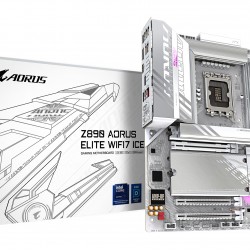 Placa de baza GIGABYTE Z890 Aorus Elite WF7 ICE Mainboard, Sockel LGA 1851, Intel Z890, ATX, DDR5 