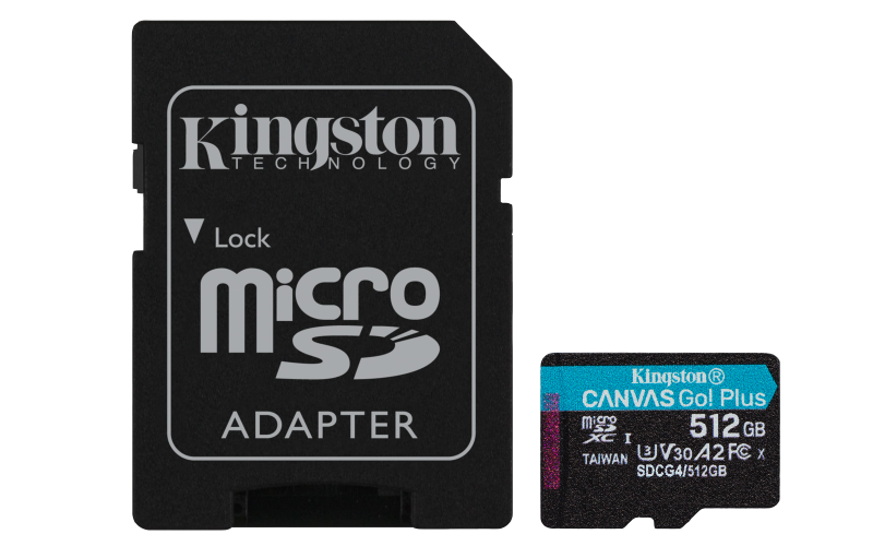 Card de Memorie Kingston 512GB Canvas Go! Plus CL10
